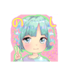 じゅーりのお絵描きスタンプ（個別スタンプ：35）