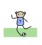 Soccer Teddy（個別スタンプ：7）