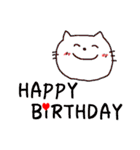 子猫の誕生日＆あけおめ＆お祝いイベント（個別スタンプ：1）
