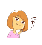 女のタテマエ（個別スタンプ：35）