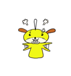 ストラプ犬（個別スタンプ：7）