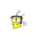 ストラプ犬（個別スタンプ：30）