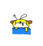 ストラプ犬（個別スタンプ：40）