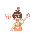 Smile Florist Boy（個別スタンプ：1）