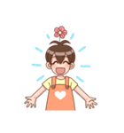 Smile Florist Boy（個別スタンプ：8）