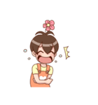 Smile Florist Boy（個別スタンプ：19）