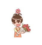 Smile Florist Boy（個別スタンプ：26）