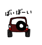 オフロード車スタンプ（個別スタンプ：2）