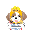 A message of  dog Mick 2 Hokkaido ver.（個別スタンプ：6）