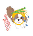 A message of  dog Mick 2 Hokkaido ver.（個別スタンプ：12）