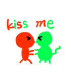 color aliens（個別スタンプ：23）