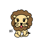 cute fat lion "leo mo"（個別スタンプ：1）