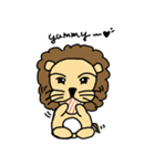 cute fat lion "leo mo"（個別スタンプ：2）