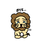 cute fat lion "leo mo"（個別スタンプ：4）