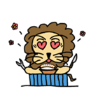 cute fat lion "leo mo"（個別スタンプ：9）