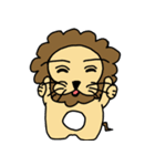 cute fat lion "leo mo"（個別スタンプ：10）