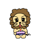 cute fat lion "leo mo"（個別スタンプ：11）