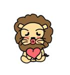 cute fat lion "leo mo"（個別スタンプ：14）