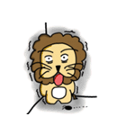 cute fat lion "leo mo"（個別スタンプ：17）