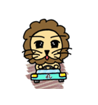 cute fat lion "leo mo"（個別スタンプ：22）