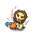 cute fat lion "leo mo"（個別スタンプ：24）