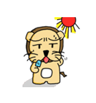cute fat lion "leo mo"（個別スタンプ：28）