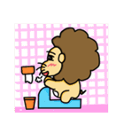 cute fat lion "leo mo"（個別スタンプ：34）