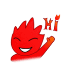 Fire Element Character - Burn（個別スタンプ：1）