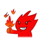 Fire Element Character - Burn（個別スタンプ：2）