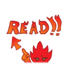 Fire Element Character - Burn（個別スタンプ：7）