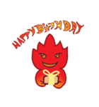 Fire Element Character - Burn（個別スタンプ：10）
