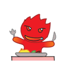 Fire Element Character - Burn（個別スタンプ：20）