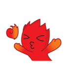 Fire Element Character - Burn（個別スタンプ：22）