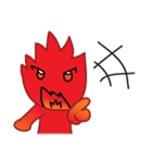 Fire Element Character - Burn（個別スタンプ：25）