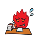 Fire Element Character - Burn（個別スタンプ：30）