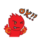 Fire Element Character - Burn（個別スタンプ：34）
