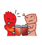 Fire Element Character - Burn（個別スタンプ：38）