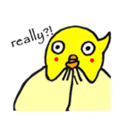 Life of yellow chicks（個別スタンプ：4）