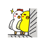 Life of yellow chicks（個別スタンプ：8）