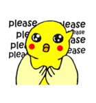 Life of yellow chicks（個別スタンプ：10）