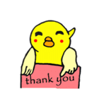 Life of yellow chicks（個別スタンプ：11）