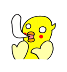 Life of yellow chicks（個別スタンプ：34）
