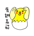 Life of yellow chicks（個別スタンプ：40）