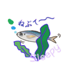 ネコと魚と輪島弁（個別スタンプ：4）