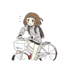 自転車×女の子～自転車女子～（個別スタンプ：1）