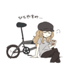 自転車×女の子～自転車女子～（個別スタンプ：4）