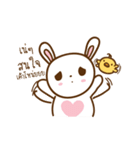 lil bunny and big bear（個別スタンプ：24）