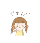 ふわっとカラフル女の子。（個別スタンプ：10）