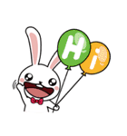 Bobo Bunny's Happy Balloons Life（個別スタンプ：1）