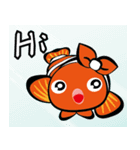 Clownfish-sea life（個別スタンプ：7）